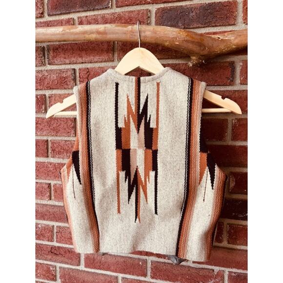 Ortega's Chimayo NM 100% Wool Vest - Size Small - Fits like XS - Picture 1 of 7